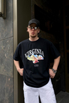 Virginia Baskılı Oversize Tshirt T542