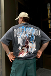 Worldwide Baskılı Oversize Tshirt T555