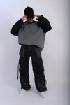 Wrstbhvr Mavi Oversize Sleeved Tshirt T885