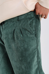 Yeşil Kadife Baggy Pantolon P1032