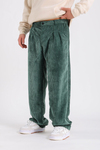 Yeşil Kadife Baggy Pantolon P1032