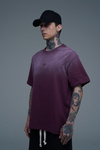 Yıkama Efektli Bordo Oversize Tshirt CT01 25CY074