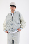 Yıkamalı Fermuarlı Oversize Jean Ceket C238