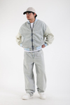 Yıkamalı Fermuarlı Oversize Jean Ceket C238