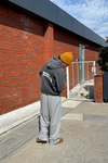 Yıkamalı Oversize Ask Ur Self Baskılı Hoodie