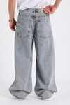 Yıkamalı Super Baggy Jean Pantolon P1014
