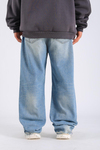 Yırtık Detay Acid Wash Baggy Jean Pantolon P1109