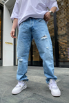 Yırtık Detay Basic Jean Pantolon P644