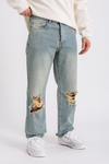 Yırtık Detay Eskitme Jean Pantolon P1029