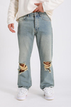 Yırtık Detay Eskitme Jean Pantolon P1029