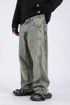 Zr Acid Wash Pens Detay Baggy Jean Pantolon P1112