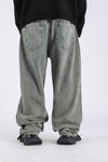 Zr Acid Wash Pens Detay Baggy Jean Pantolon P1112