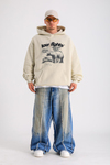 Zr Acid Wash Şerit Detay Baggy Jean P1051