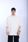 Zr Bej Waffle Kumaş Oversize Tshirt T989