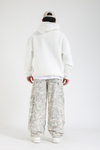 Zr Desenli Blok Detay Baggy Jean Pantolon P1142