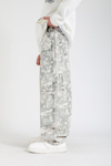 Zr Desenli Blok Detay Baggy Jean Pantolon P1142