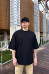 ZR Siyah Basic Oversize Tshirt T1038