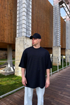 ZR Siyah Çizgili Oversize Tshirt T1030