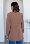 3 Düğmeli Blazer Ceket - KAHVERENGİ