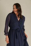 Marine blau Kleider