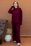Bisiklet Yaka Triko Takım - BORDO