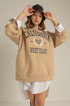 California Yazılı Sweat - CAMEL