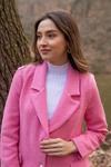 Çift Düğmeli Tüvit Ceket - PEMBE