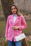 Çift Düğmeli Tüvit Ceket - PEMBE