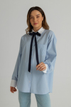 Blau Damen Hemden