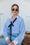 Blau Damen Hemden