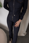 Denim Ceket Pantolon Takım - LACİVERT
