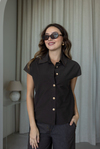 Denim Garnili Takım - KAHVERENGİ