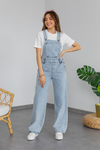 Denim Salopet - BUZ MAVİ