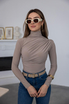 Drapeli Basic Bluz - VİZON