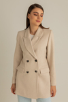 Düğmeli Kaşe Blazer Ceket - TAŞ