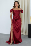 Burgundy Evening Dress