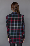 Ekose Blazer Ceket - SİYAH