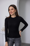 Fitilli Basic Bluz - SİYAH