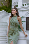 Halter Yaka Simli Abiye - HAKİ
