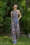 Halter Yaka Tulum - KAHVERENGİ