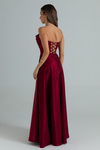 İncili Organze Abiye - BORDO