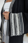 Schwarz Kimono