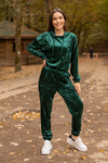 Kadife Jogger Eşofman Takım - YEŞİL