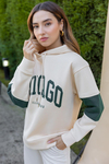 Kapüşonlu Sweatshirt - KREM