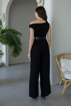 Kemer Detaylı Tulum - SİYAH