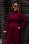 Kemerli Modal Takım - BORDO
