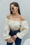 Cream Blouse