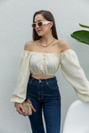 Cream Blouse