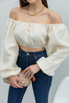 Cream Blouse