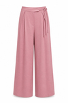 Keten Palazzo Pantolon - PEMBE